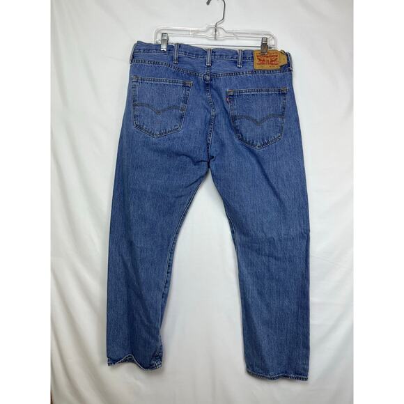 Levi's 501 Men's Size 38x30 Blue Stonewashed Button Fly Denim Jeans - Picture 7 of 7